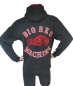 Preview: Support Sweatshirtjacke "BIKE" mit Kapuze bestickt BRM