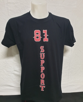 Shirt "81 SUPPORT" bedruckt Original 81 Support