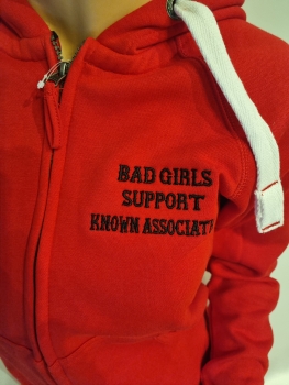 Damen Sweatshirtjacke : Bad Girls Support 81
