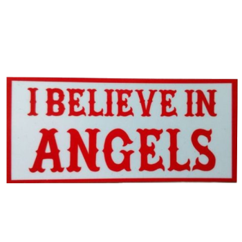 Sticker  "I BELIEVE IN ANGELS"