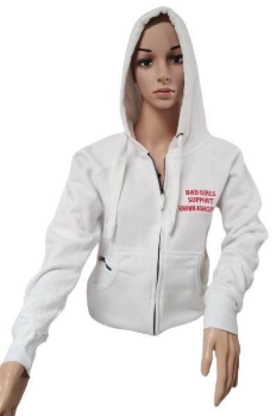 Damen Sweatshirtjacke : Bad Girls Support 81