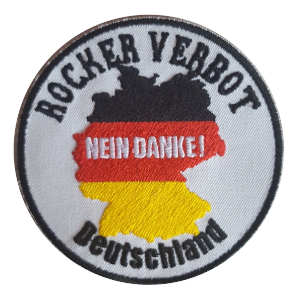 Patch "ROCKER VERBOT-NEIN DANKE"