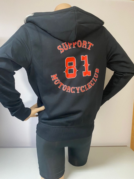 Original 81 Support Kapuzenjacke 3-fach bedruckt (unisex)