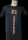 Shirt "81 SUPPORT" bedruckt Original 81 Support